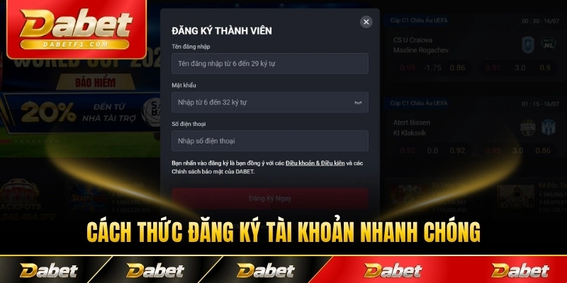 Cách thức đăng ký tài khoản nhanh chóng nhanh chóng với thao tác ngắn