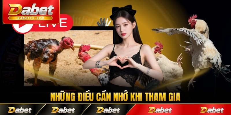 Những điều cần nhớ khi tham gia tại Dabet